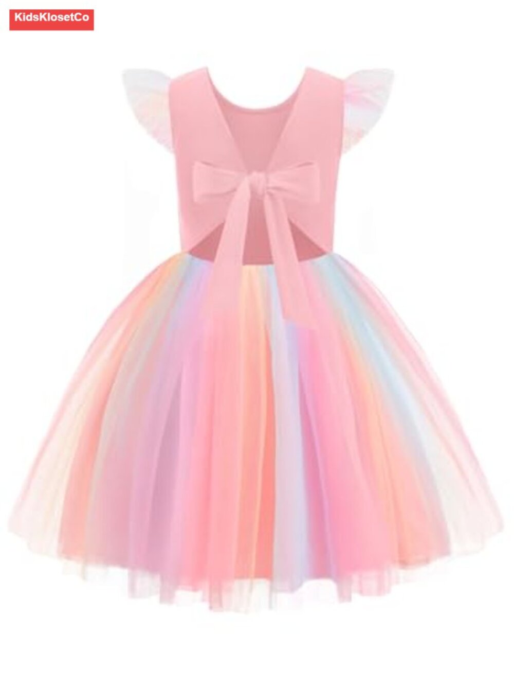 Toddler Tulle Tutu Dress Cotton Blend Backless Party Birthday